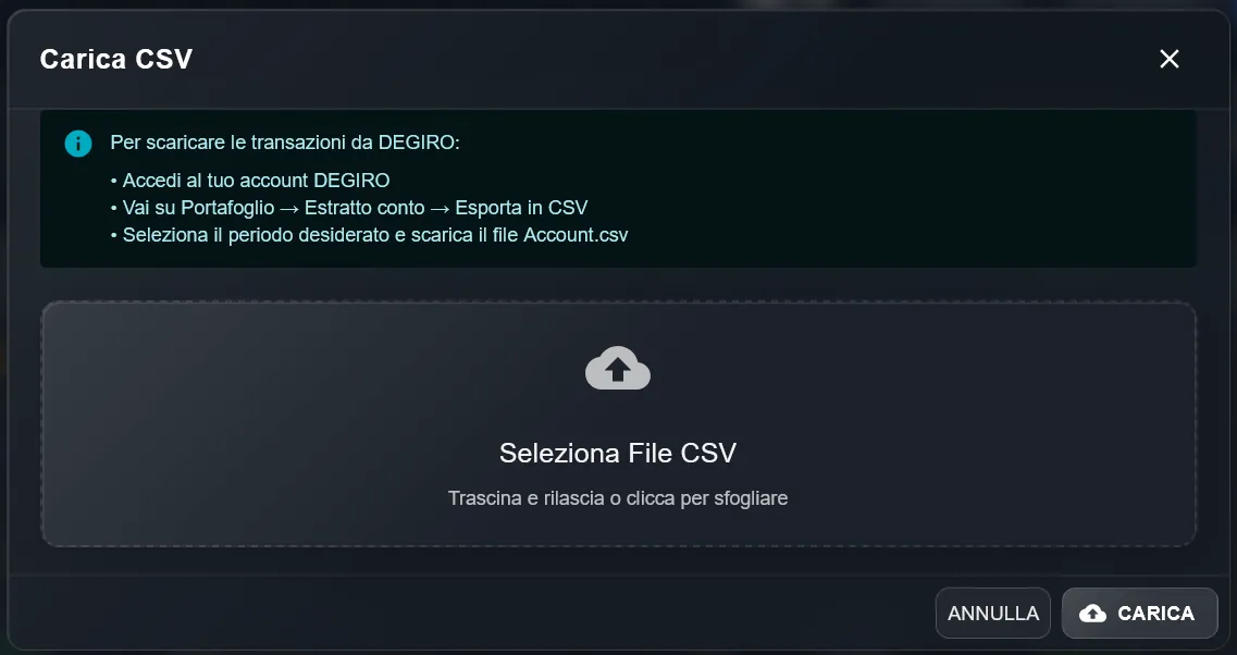 Step 3 — Import the File into DonkyCapital